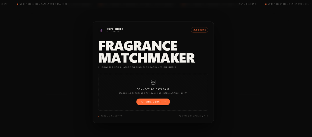 DupeFinder Fragrance Matchmaker